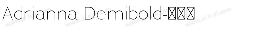 Adrianna Demibold字体转换